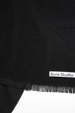 Light Wool Scarf Black