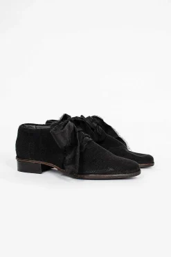 Linen Ore Shoes Black