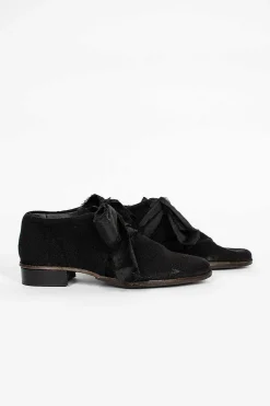 Linen Ore Shoes Black