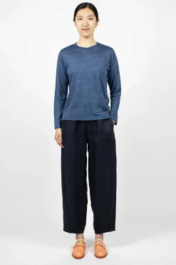 Linen T-Shirt Blue