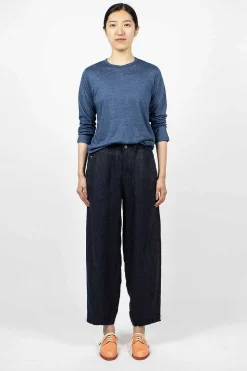 Linen T-Shirt Blue