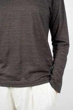 Linen T-Shirt Charcoal