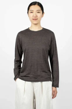 Linen T-Shirt Charcoal