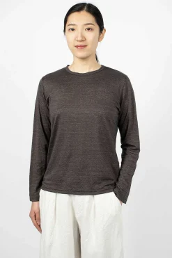 Linen T-Shirt Charcoal