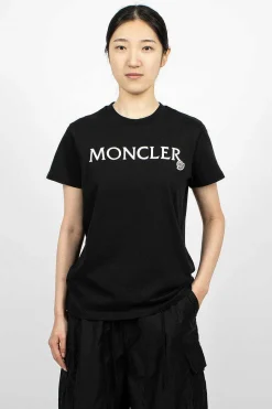 Logo Embroidered T-Shirt Black