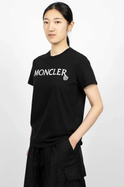 Logo Embroidered T-Shirt Black