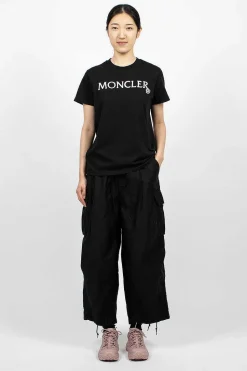 Logo Embroidered T-Shirt Black