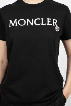 Logo Embroidered T-Shirt Black