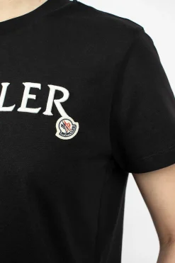 Logo Embroidered T-Shirt Black