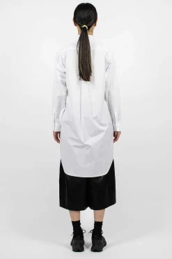 Long Bib Shirt White
