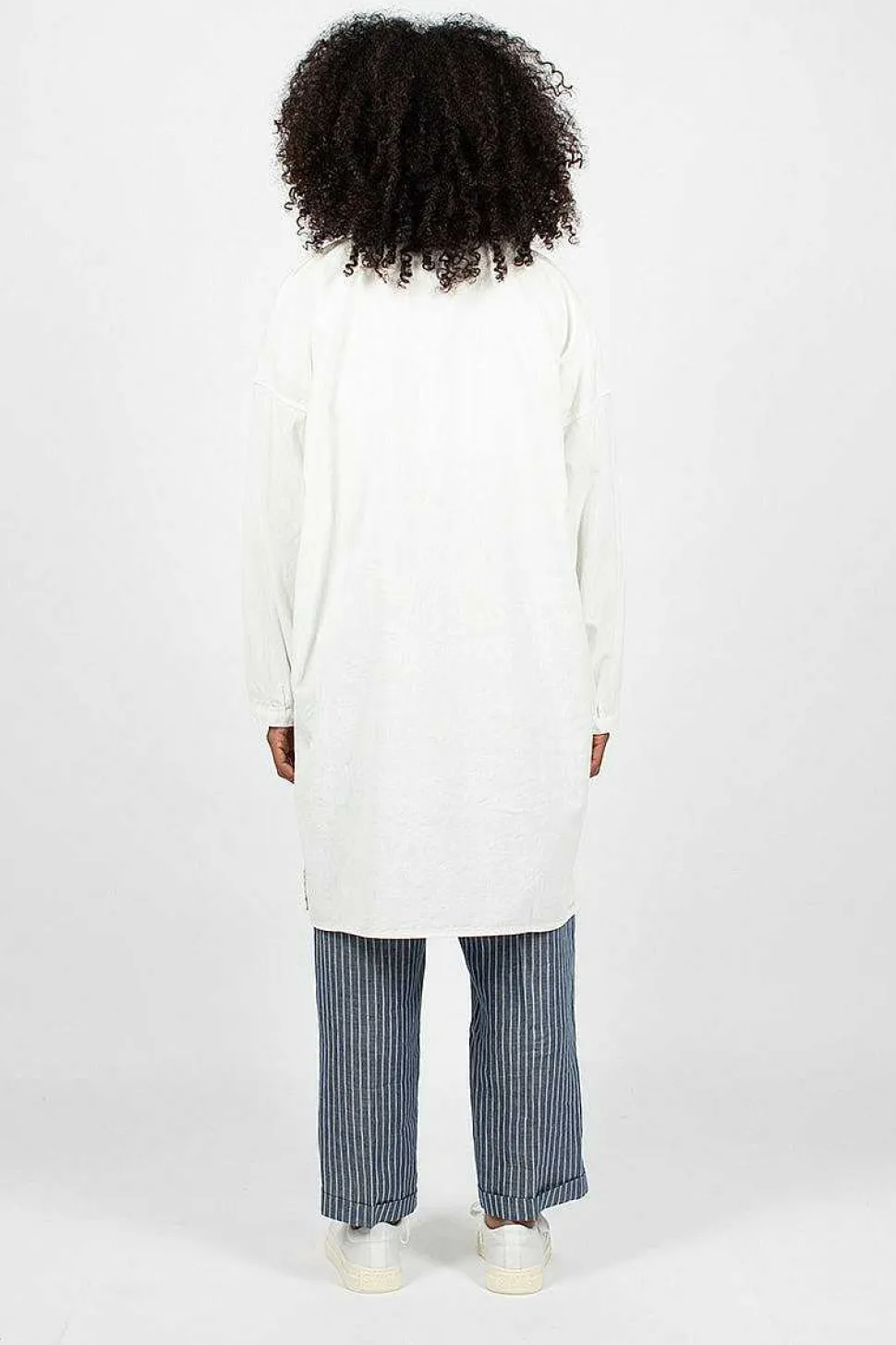 Long Shirt Dress White