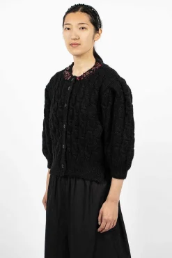 Long Sleeve Embellished Cardigan