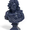 Louis Xiv Bust Navy Blue