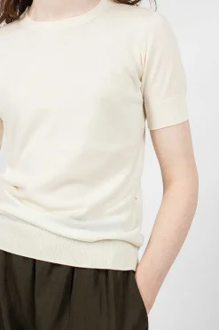 Merino Wool T-Shirt Antique White