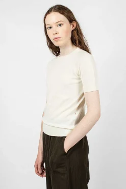 Merino Wool T-Shirt Antique White