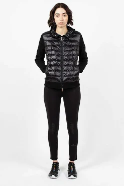 Mesh Panelled Leggings Black
