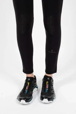 Mesh Panelled Leggings Black