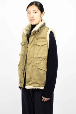 Mil Boa Vest Khaki