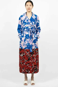 Mixed Floral Coat