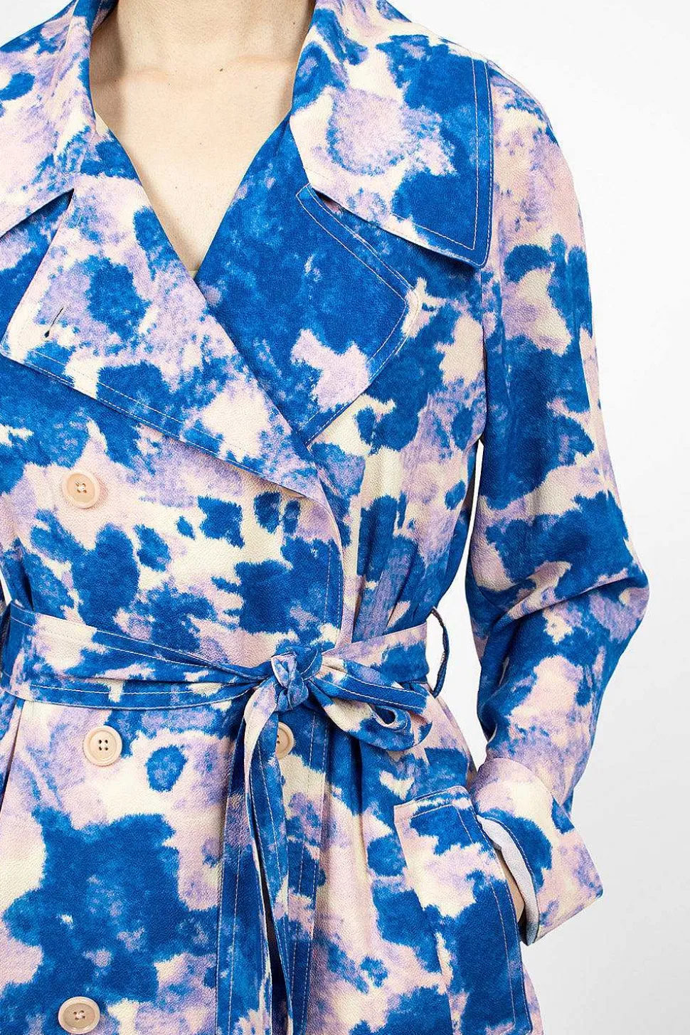Mixed Floral Coat