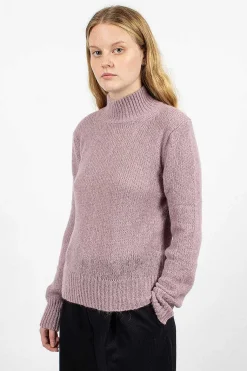 Mock Neck Jumper Lilac