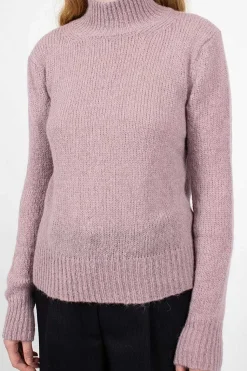 Mock Neck Jumper Lilac