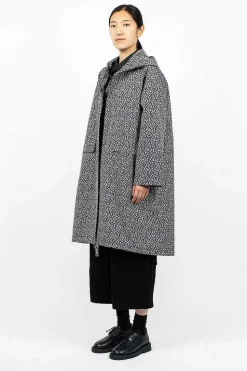 Mods Coat Navy Flower