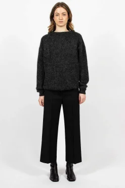 Mohair Wool Jumper Anthracite