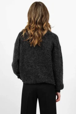 Mohair Wool Jumper Anthracite