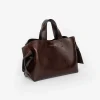 Musubi Mini Shoulder Bag Dark Brown