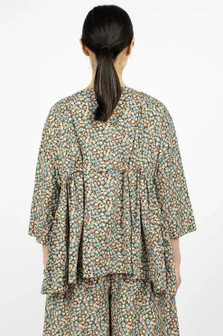 Newpride Florellini Shirt Floral Blue/Red/Orange