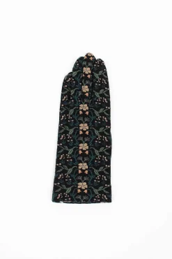Ng1-774 Gloves Black Floral