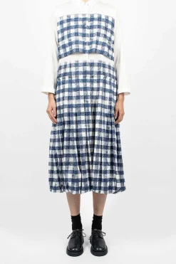 Nina Dress Navy/White