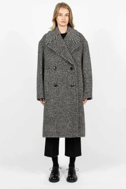 Overcoat Black/White Check