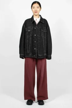Oversized Denim Jacket Black