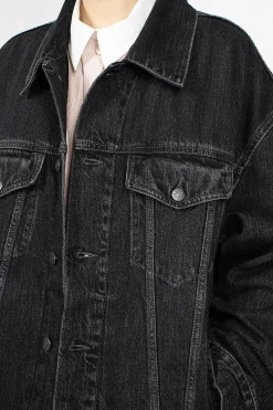 Oversized Denim Jacket Black