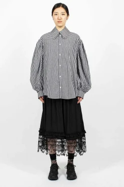 Oversized Gingham Shirt