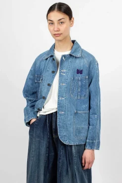 10Oz Coverall Distressed Denim