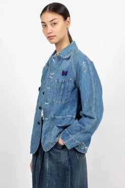 10Oz Coverall Distressed Denim