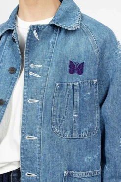 10Oz Coverall Distressed Denim