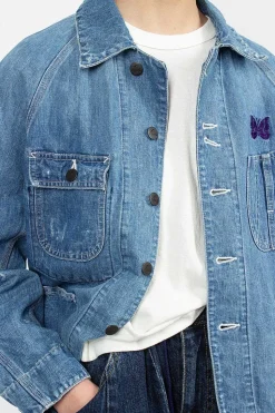 10Oz Coverall Distressed Denim
