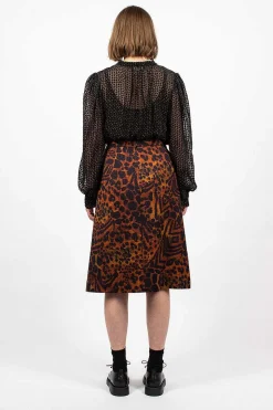 Pencil Skirt Leopard