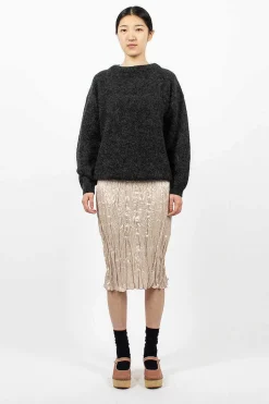 Pencil Skirt Pebble Beige