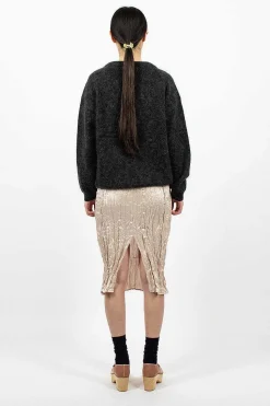 Pencil Skirt Pebble Beige