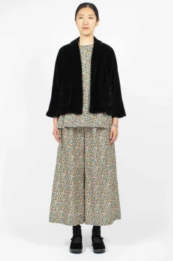 Peony Jacket Black Velvet