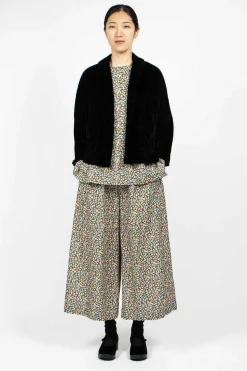 Peony Jacket Black Velvet