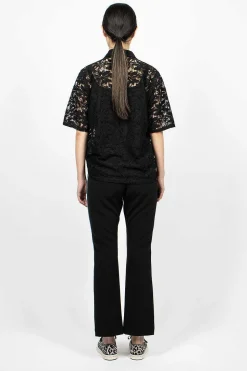 Piping Cowboy Pant Black