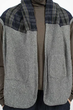 Plaid Cape Heather Grey