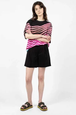 Pleat Shorts Black