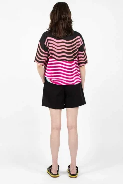 Pleat Shorts Black